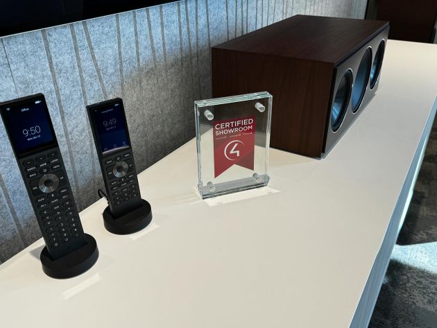 ZOME Showroom: Control4 remotes and Control4 Certified badge